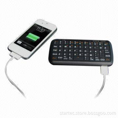 Bluetooth 3.0 Keyboard with Power Bank Function for iPhone/iPad